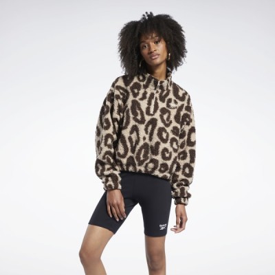 Свитшот Classics Printed Sherpa Half-Zip