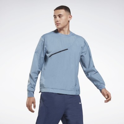 Свитшот Road Trip Woven Crewneck